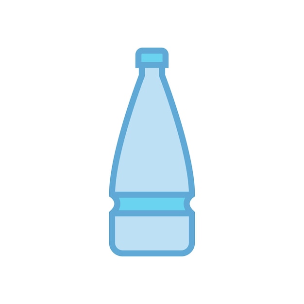 water bottle icon vector template logo trendy collection flat design