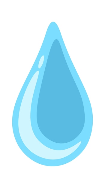 Water drop icon Vector illustration