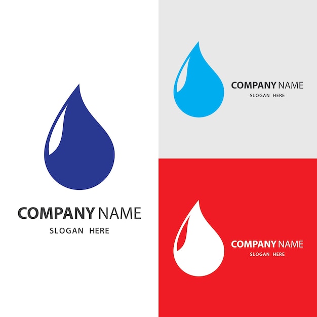 Water drop logo images