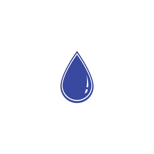 Water drop Logo Template vector illustration design