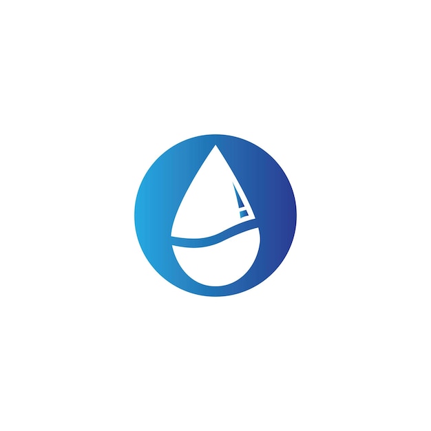 Water drop Logo Template vector illustration design