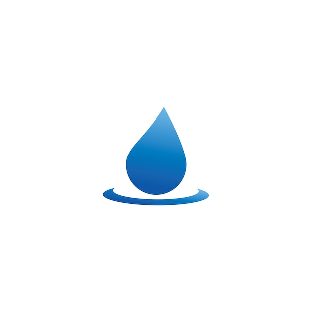 Water drop Logo Template vector illustration