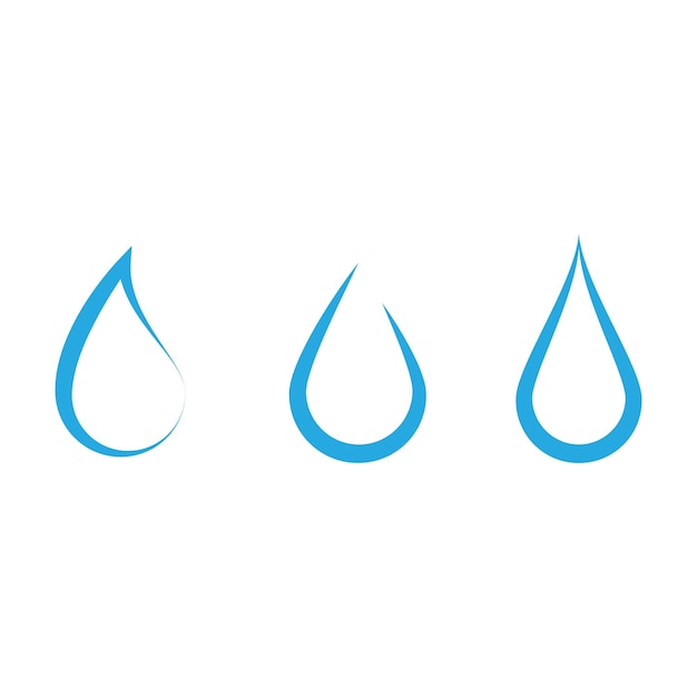 Water drop Logo Template vector