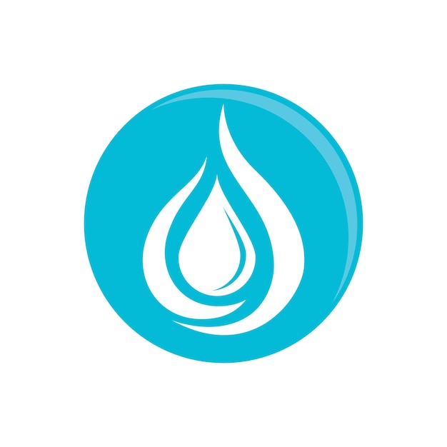 Water drop Logo Template vector