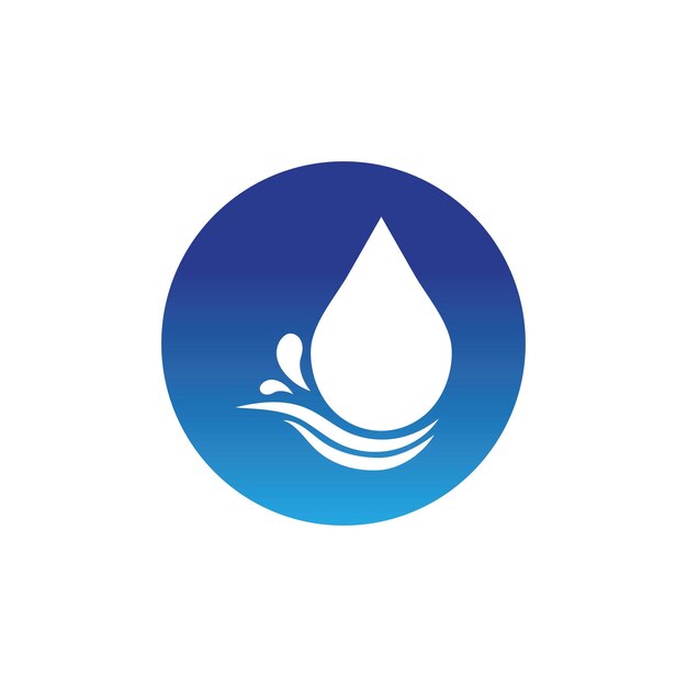 Water drop Logo Template vector