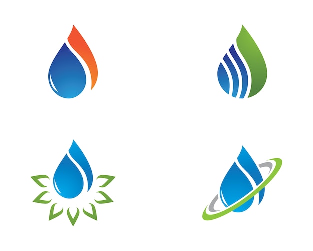 Water drop Logo Template