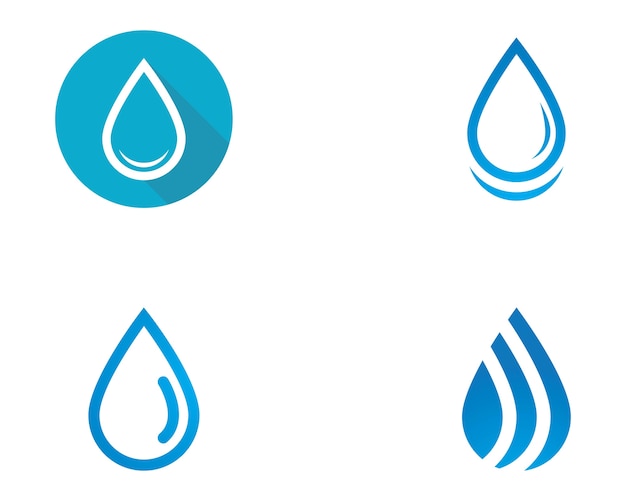 Water drop Logo Template