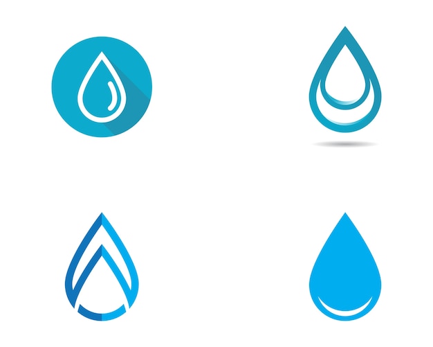 Water drop Logo Template