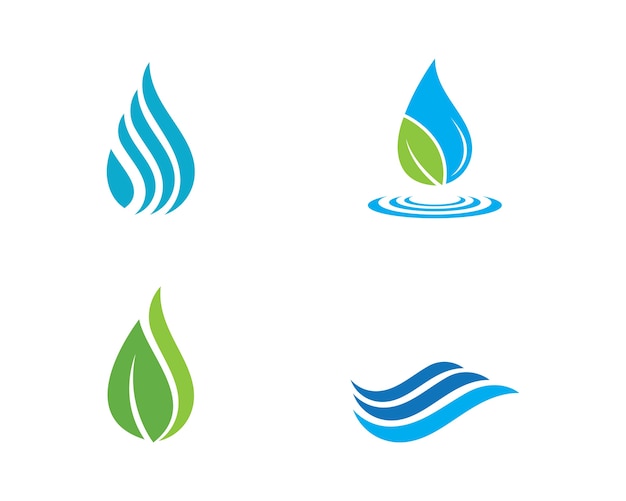 Water drop Logo Template