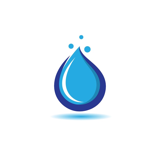 Water drop symbol    icon illustration design