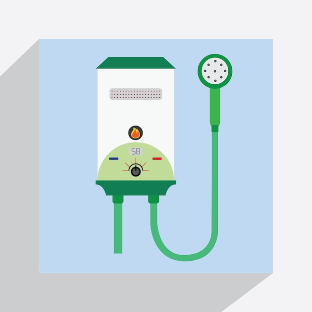 water heater icon illustration background