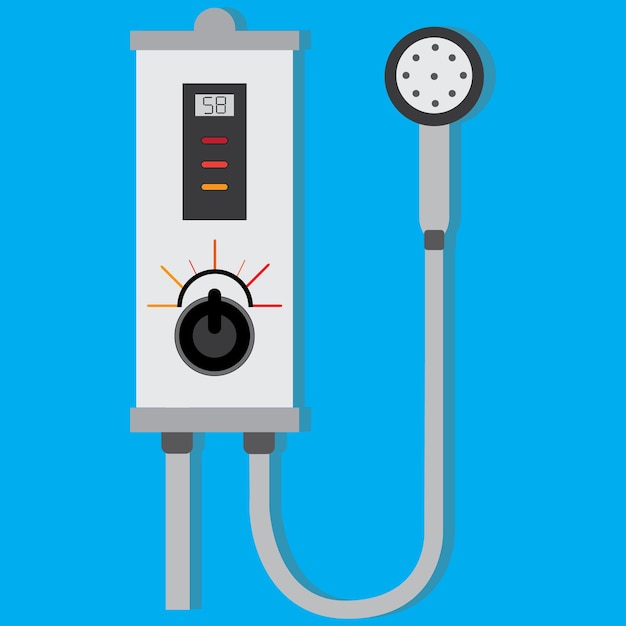 water heater icon illustration background