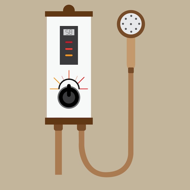 water heater icon illustration background