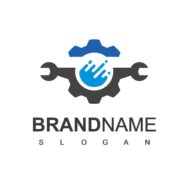 Water Logo Design Template  Plumbing Sanitation Or Industry Icon