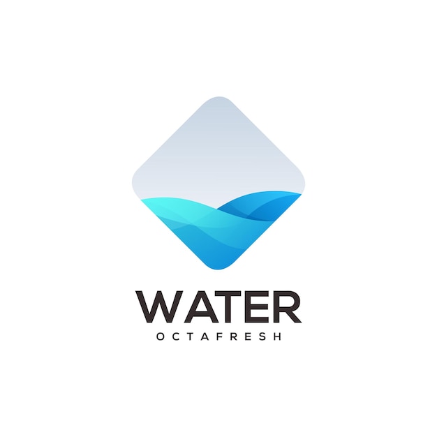 Water logo template