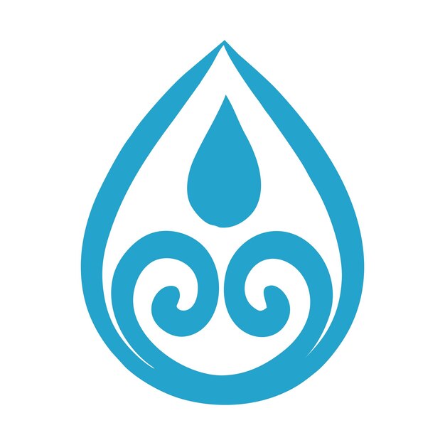 Water monogram logo 6