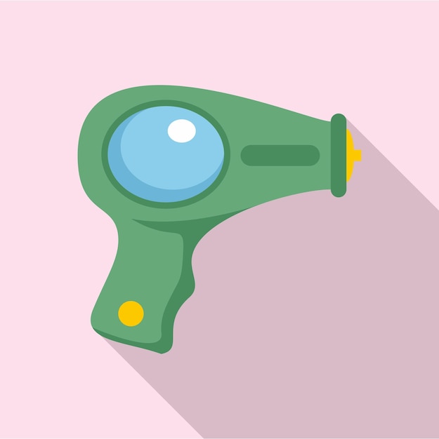 Water pistol icon Flat illustration of water pistol vector icon for web design