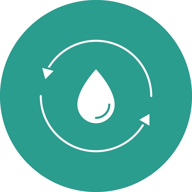 Water Recycle icon vector image Can be used for Ecology