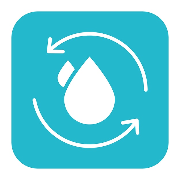 Water Recycling icon vector image Can be used for Water Crisis