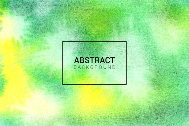 Watercolor abstract green background texture