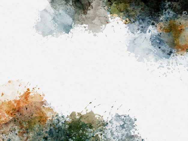 Watercolor abstract stain background