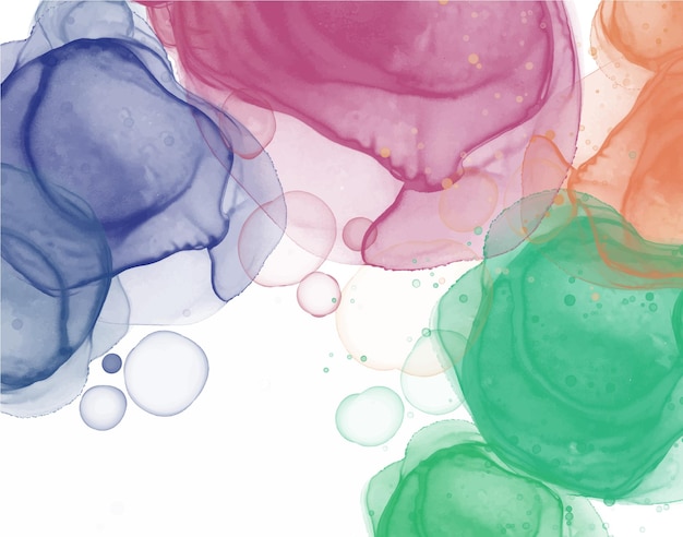 Watercolor Alcohol Ink Abstract Background