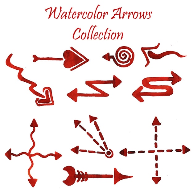 Watercolor Arrows Collection