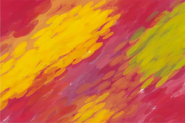 Watercolor background in colors of red and orange tones with pronounced strokes