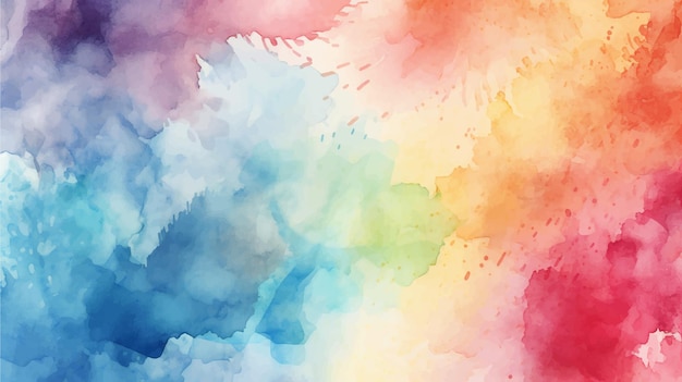 watercolor background with many different colors