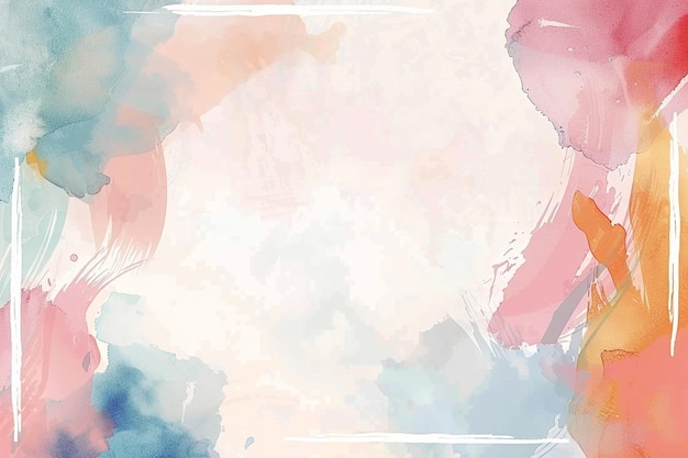 Vector watercolor background with a pastel color