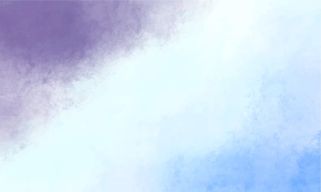 Watercolor background with purple and blue color