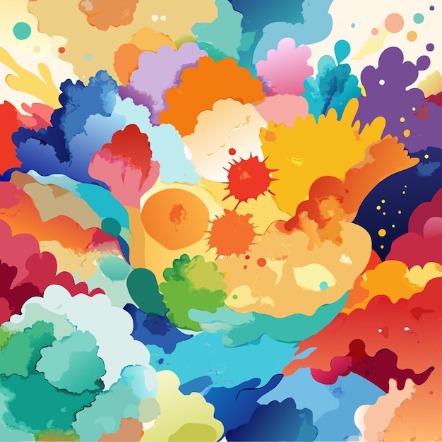 Vector watercolor background