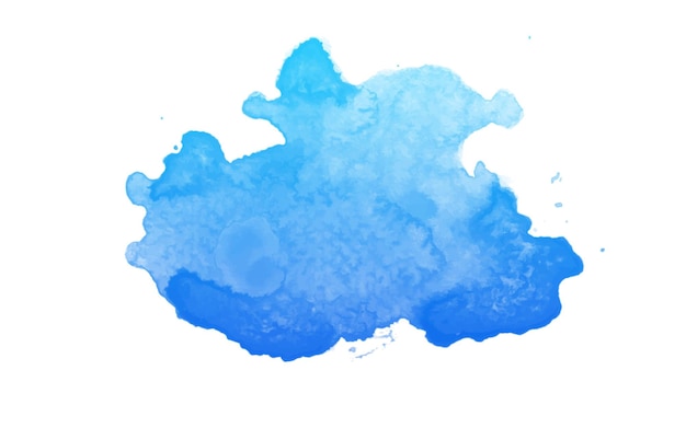 Watercolor blue abstract background texture