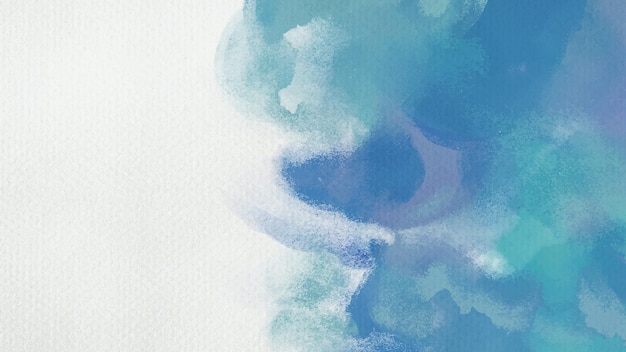 Watercolor blue background