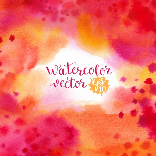 Watercolor bright hand painted background