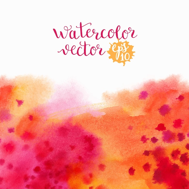 Watercolor bright hand painted background