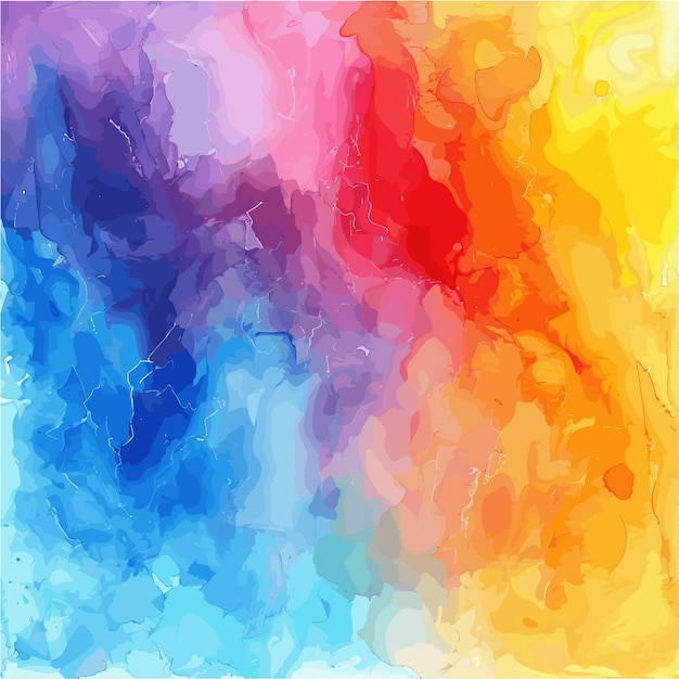 Vector watercolor colors