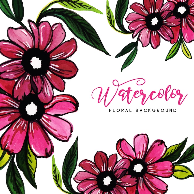 Watercolor Floral Multipurpose Background