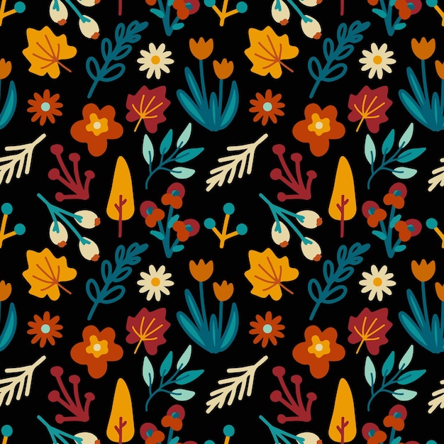 Watercolor Floral Seamless Pattern