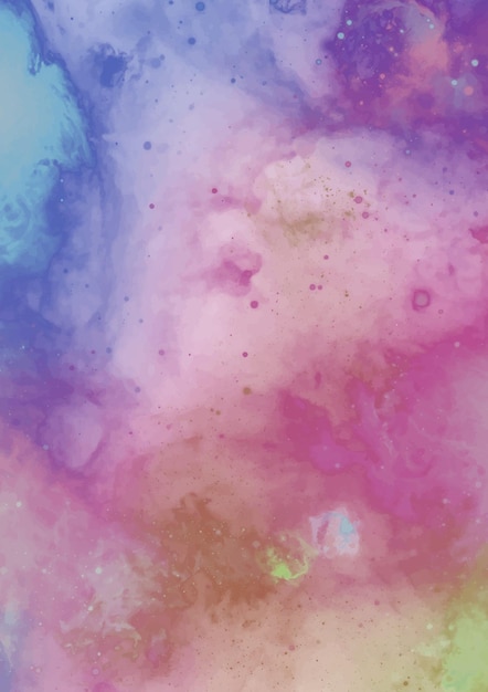 watercolor galaxy background