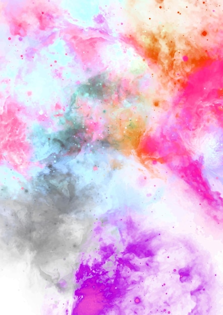 watercolor galaxy background