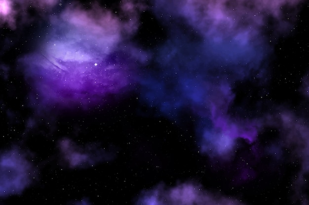 Watercolor galaxy background