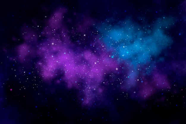 Watercolor galaxy background