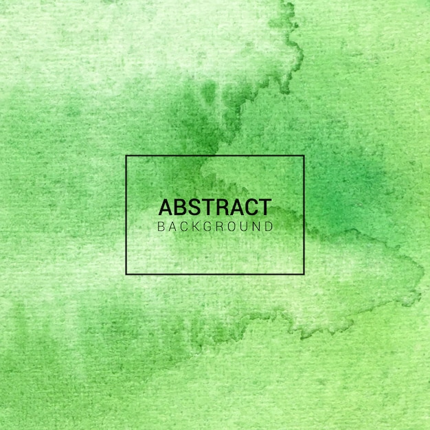 Watercolor green abstract background texture