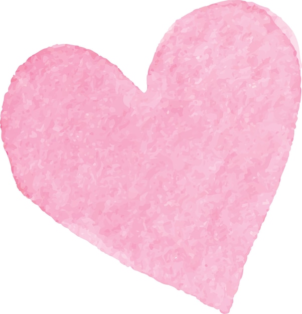 watercolor heart love pink circle