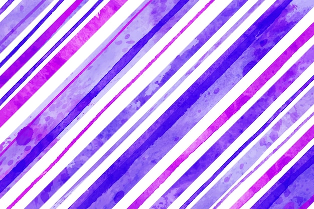 Watercolor purple striped background