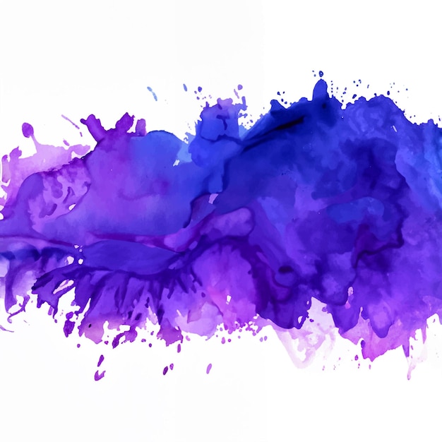 Watercolor splash stain background