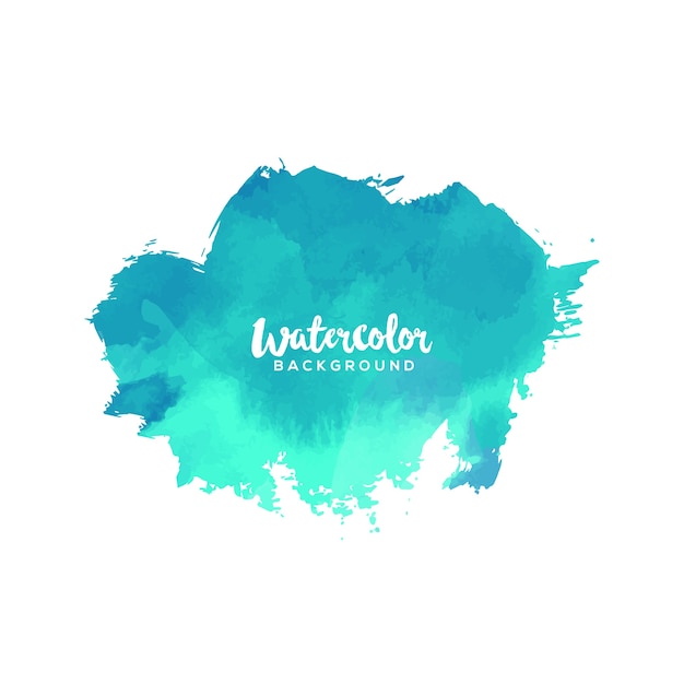 Watercolor splash stain paint background