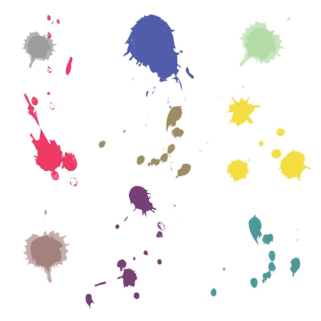 watercolor stain paint splash illustrator brushes brush paint abstract paint palette ink splash