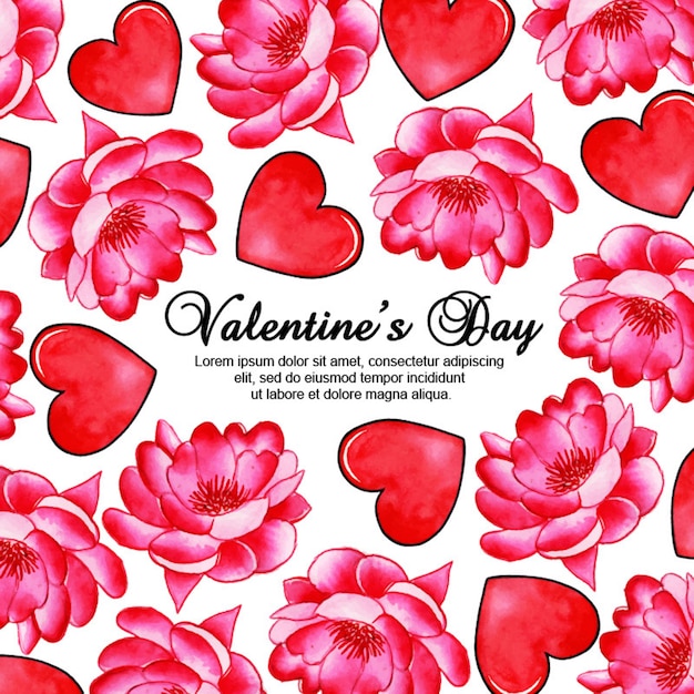 Watercolor Valentine Backgrounds